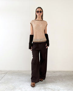 MERCI MAM024 TOP PAILLETTES