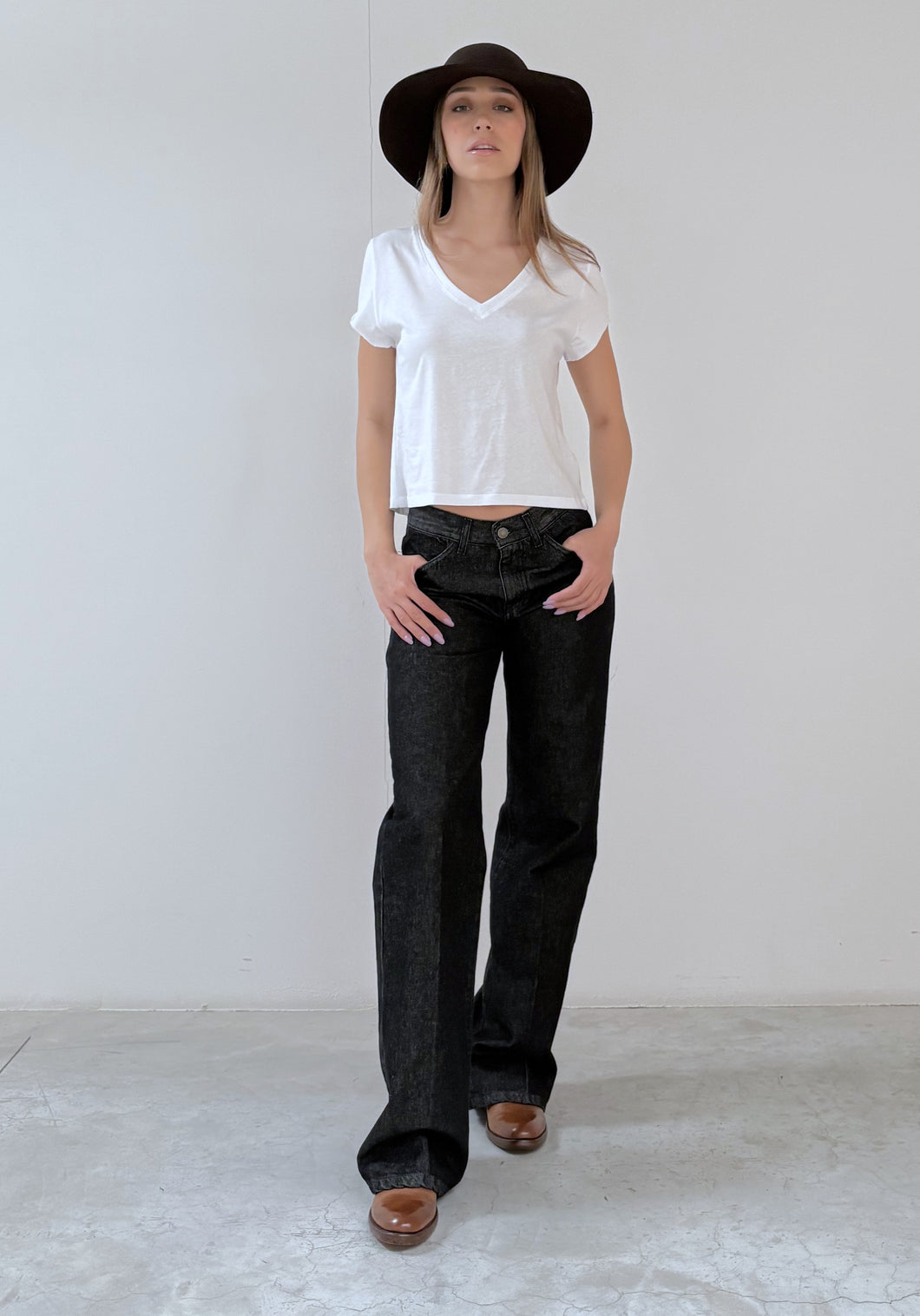 ROSE DENIM MIRANDAB26AI JEANS wide leg