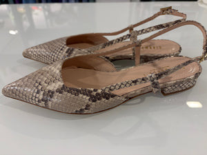 GIANMARCO F. - K158 - SANDALO CHANEL PELLE STAMPA PITONE